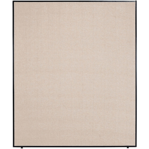 Global Industrial Office Partition Panel, 60-1/4W x 96H, Tan 695790TN - main